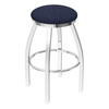 Holland Bar Stool Co 36" Swivel X-Tall Bar Stool, Chrome Finish, Graph Anchor Seat 80236CH014